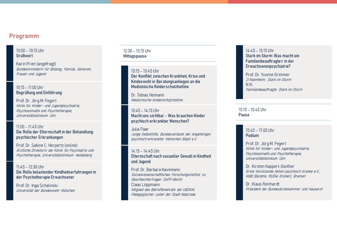 Online Fachtagung - Das Programm als PDF